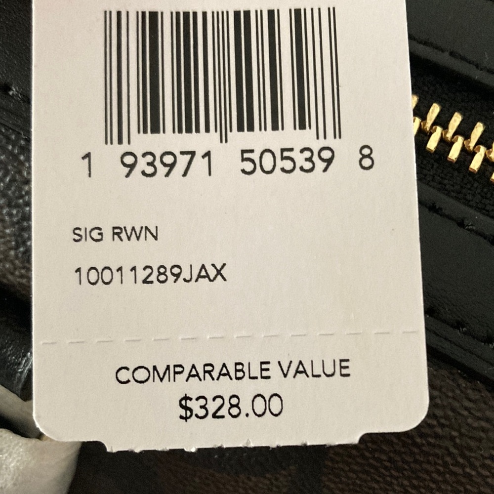 Brand new Coach Crossbody/Shoulder/Handbag in Classic Coach Black/Brown Color - Picture 4 of 13